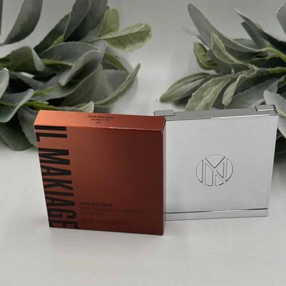 IL MAKIAGE Color Boss Squad Eyeshadow Quad Palette New in Box Pigmented Glam